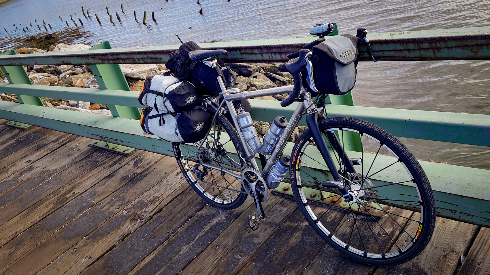 bikepacking along the coast