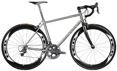 seven titanium bike