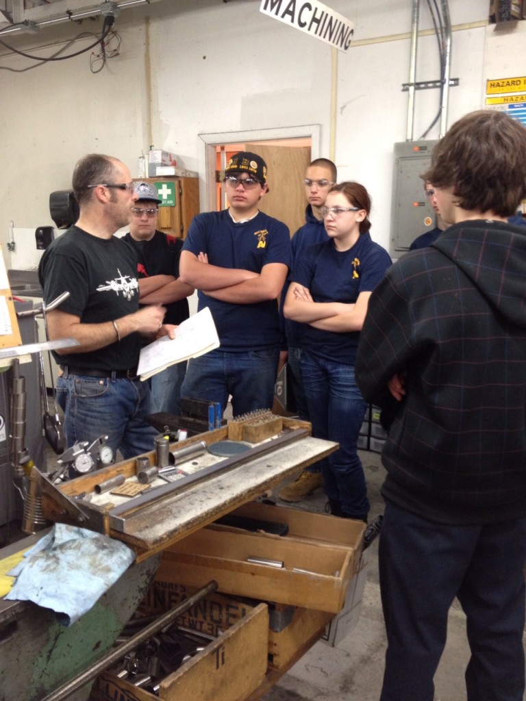 Matt explains machining