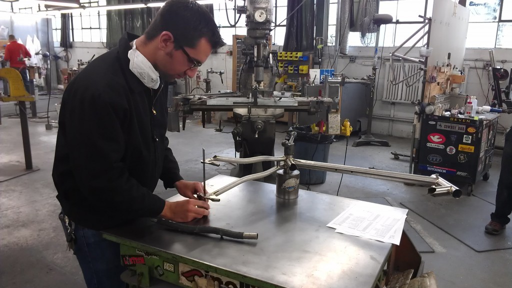 Checking the alingment of a rear triangle on the surface plate