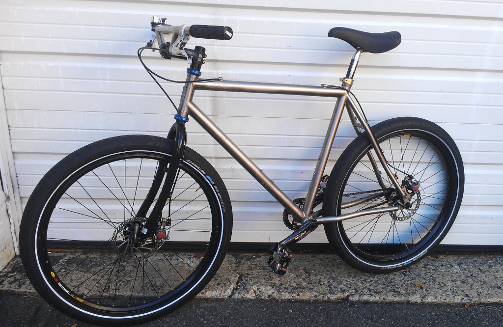 Niel's new Seven singlespeed mountain bike