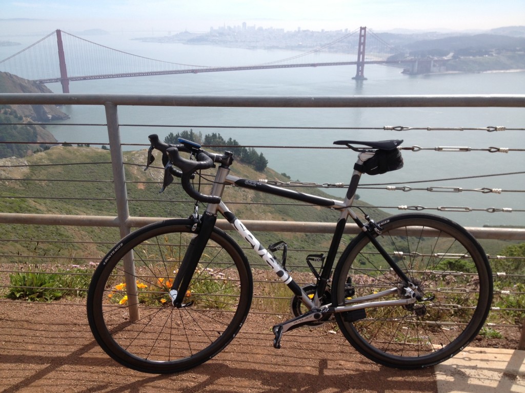 Ambi's 622 SLX in front of the Golden Gate Bridge