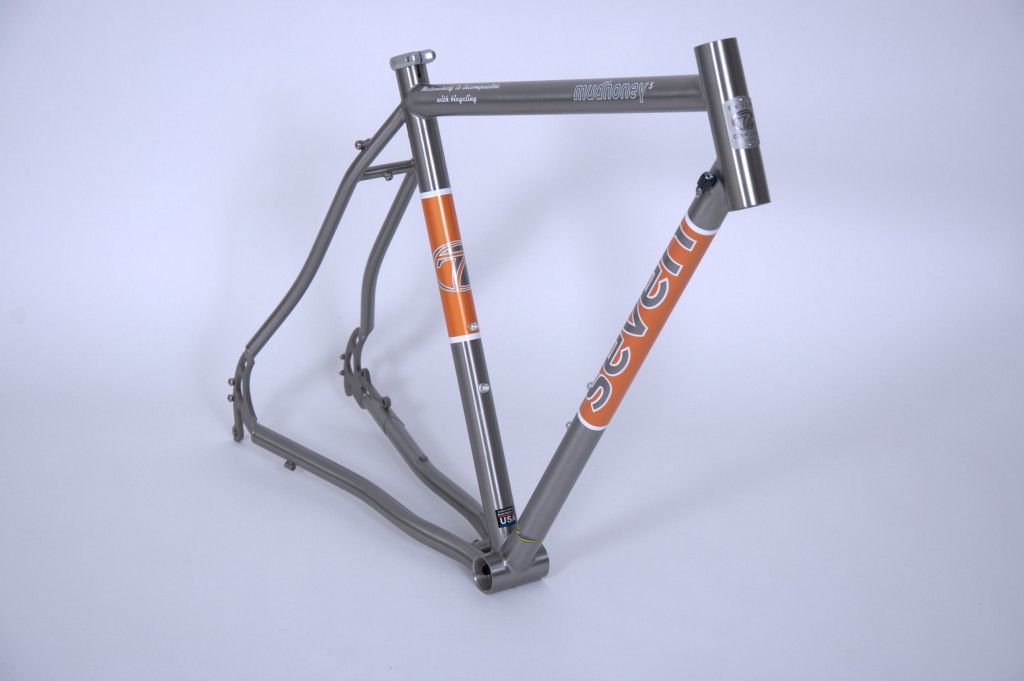 Mudhoney S frame with a variation of Orange Crush Brassard scheme