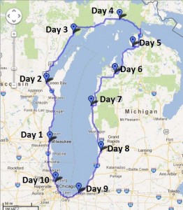 Lake Michigan Route