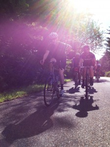 Riders in the sun
