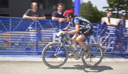 Mary McConneloug at the Vermont Races