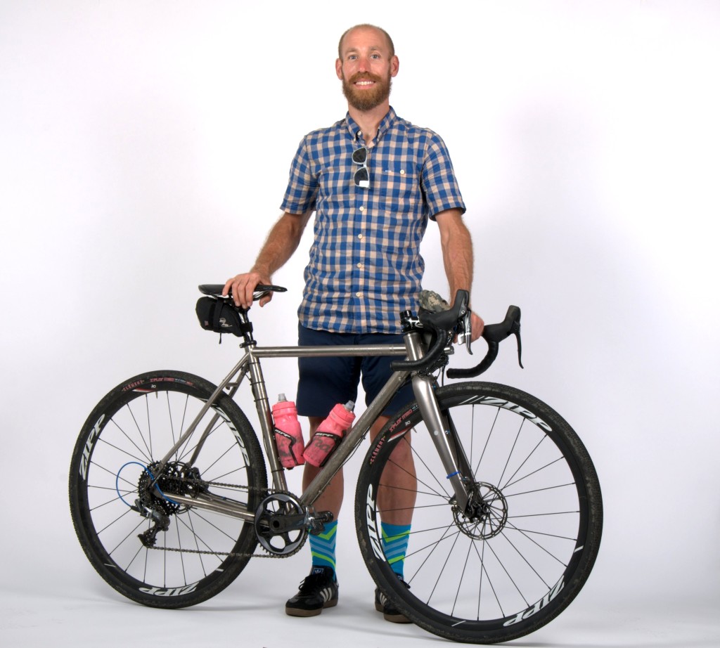 David Wilcox next to his Seven Evergreen SL