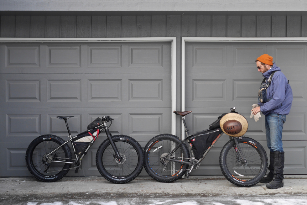 Two Bikepacking bikes prepared for Alaskan adventure