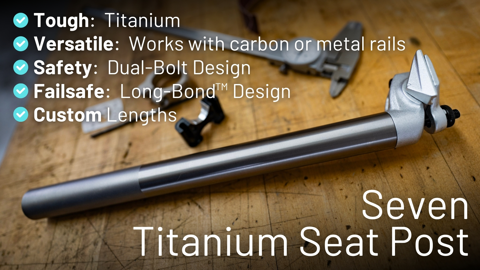 seven titanium seat post