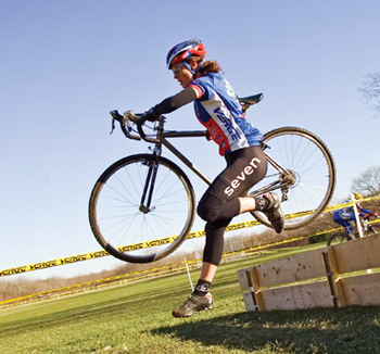 Mary hops a barrier