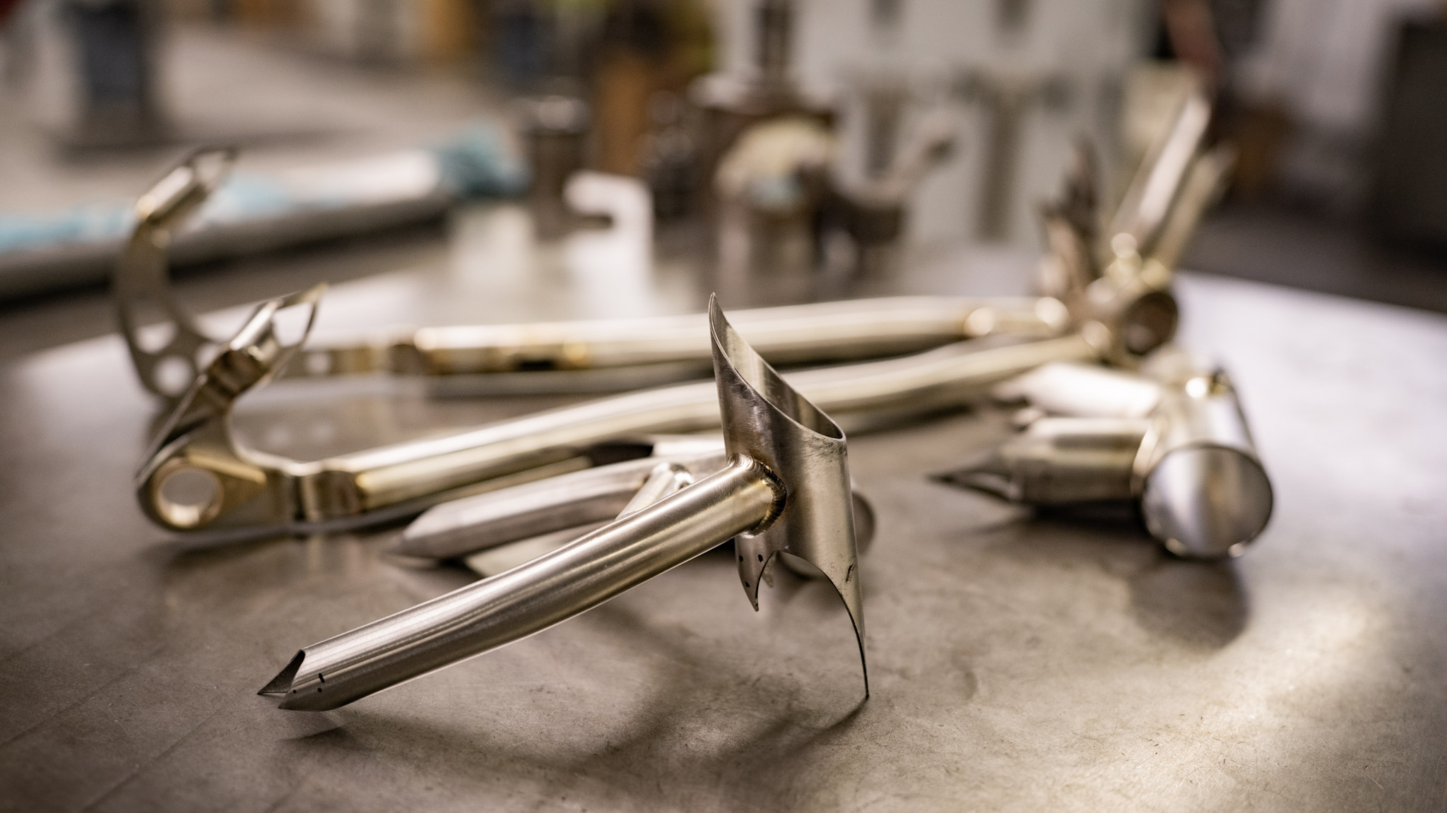 carbon titanium joints before bonding