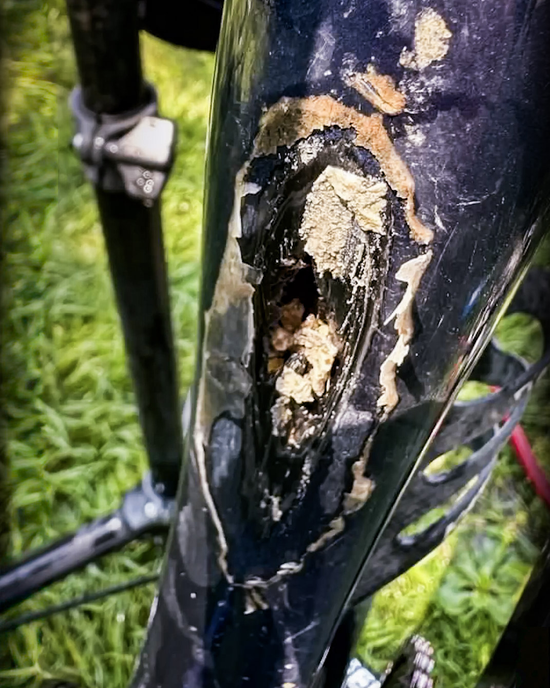 photo of carbon abrasion