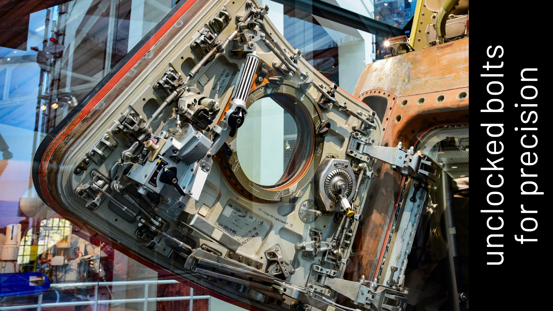 Apollo command module hatch screws