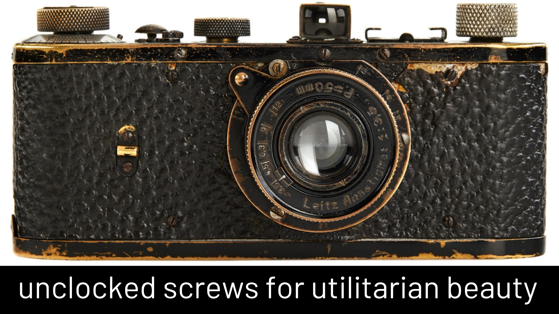 Oskar Barnack's 0 Series Leica front