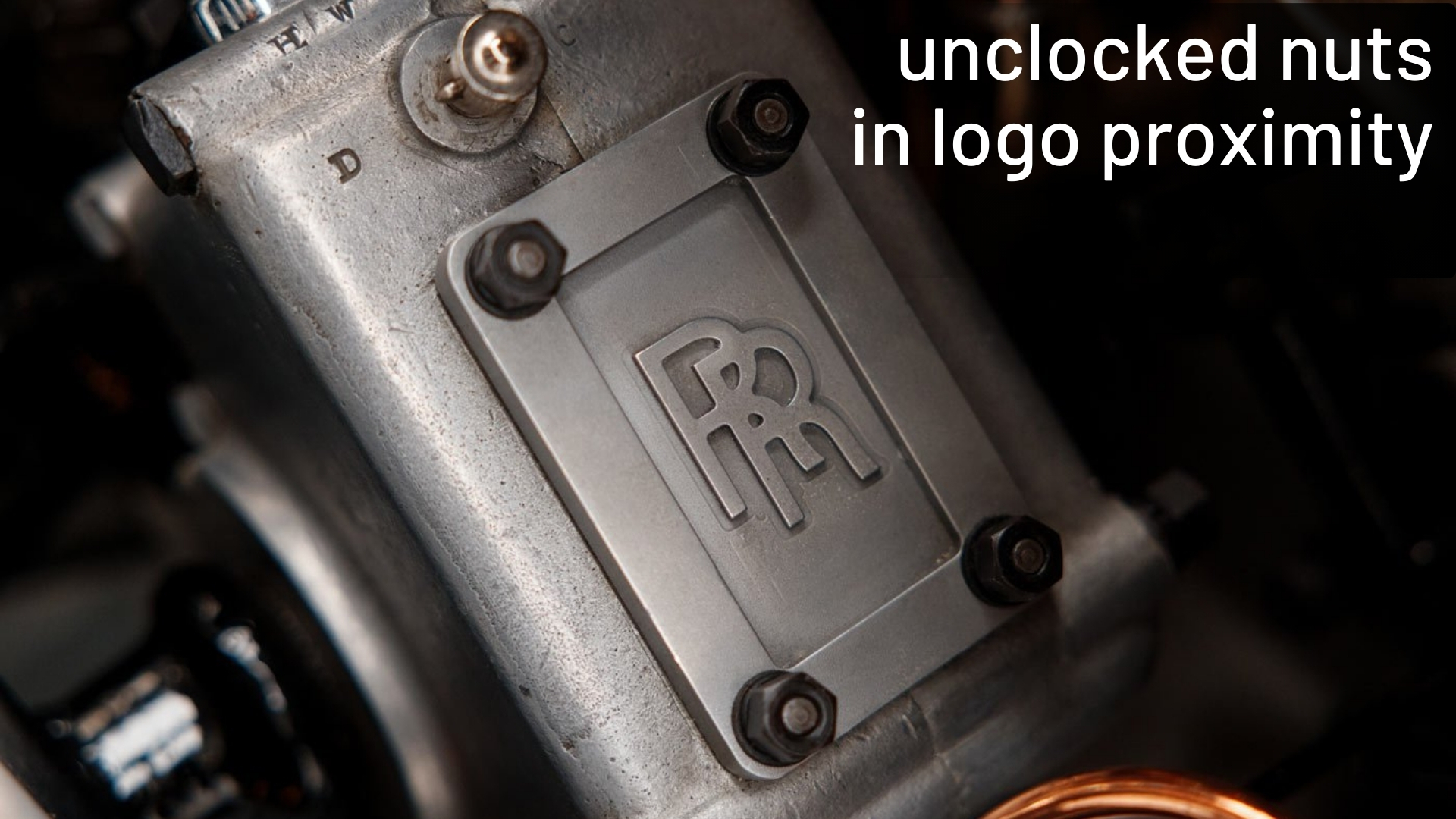 rolls-royce engine plate