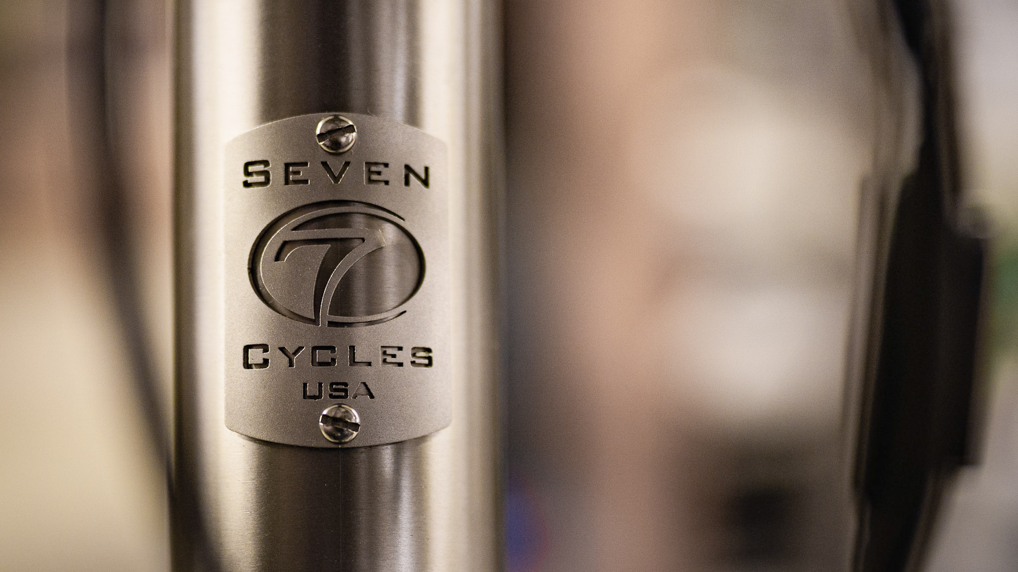 S head tube badge