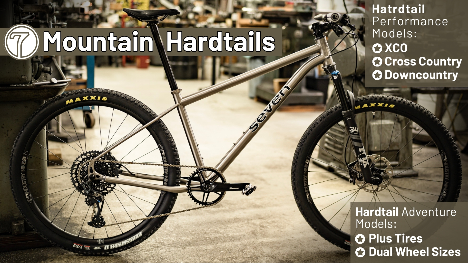Mountain hardtail bike