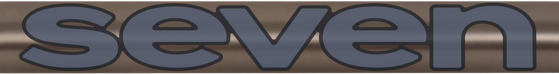 unified down tube graphic in Slate Blue, White outline