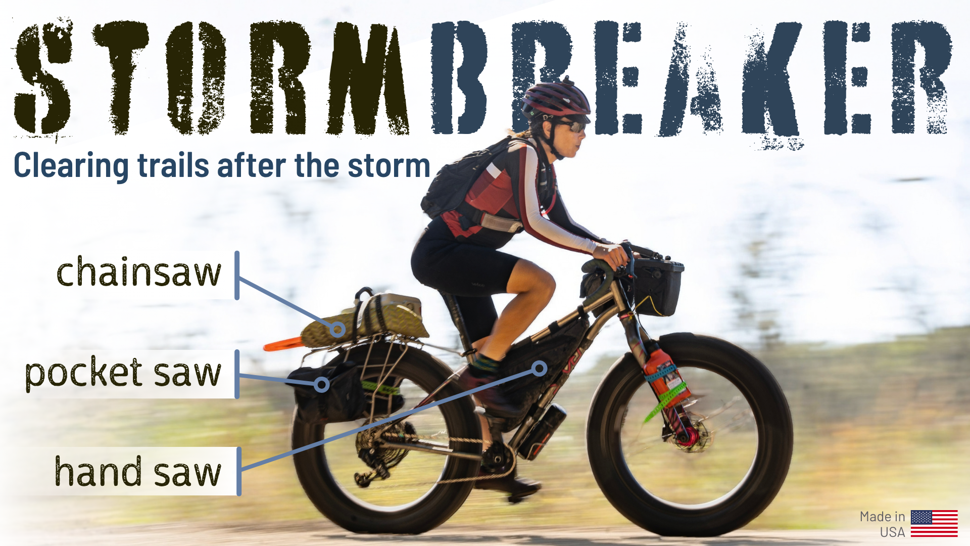 stormbreaking and bikepacking