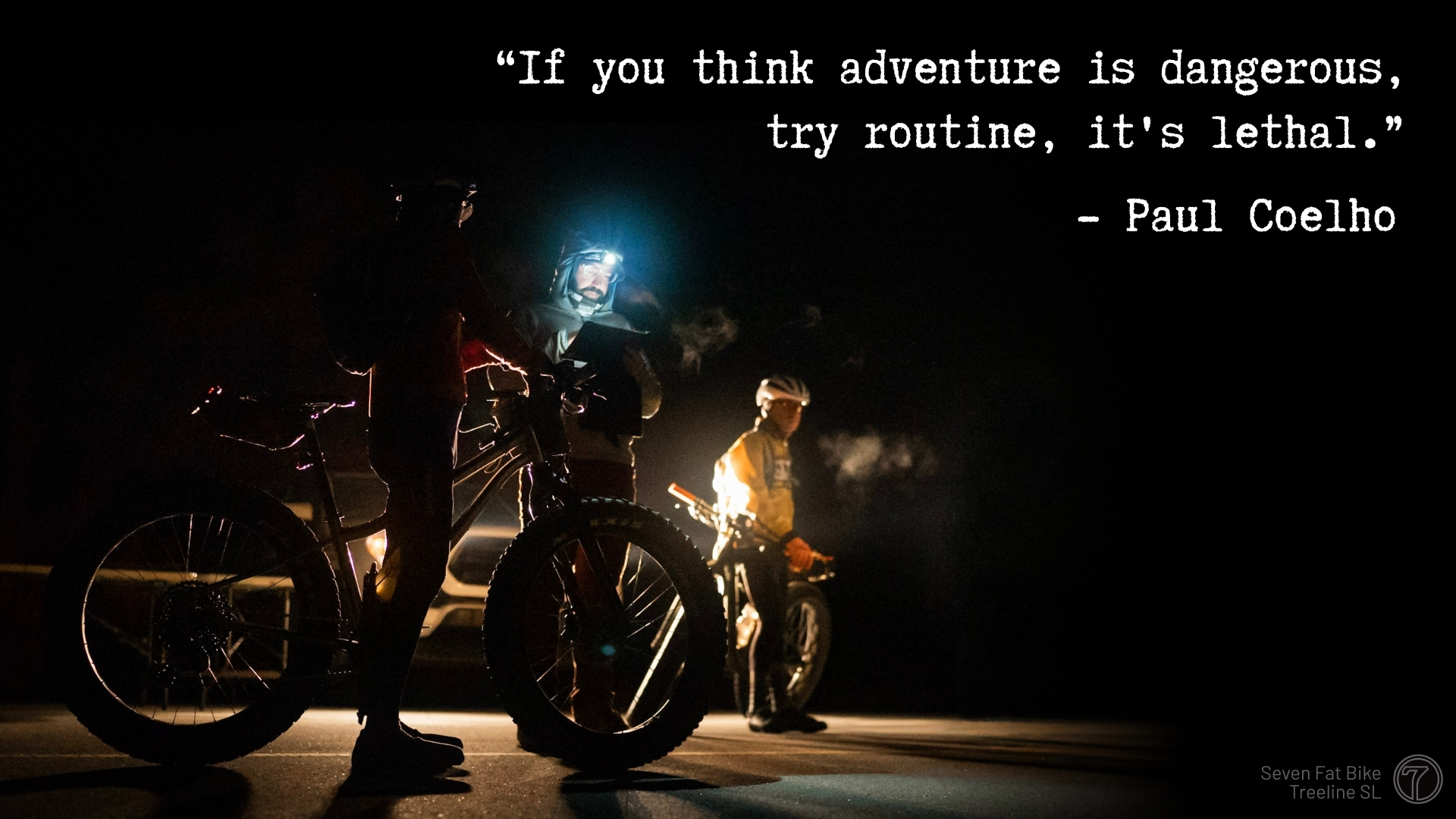 bikepacking in the snow