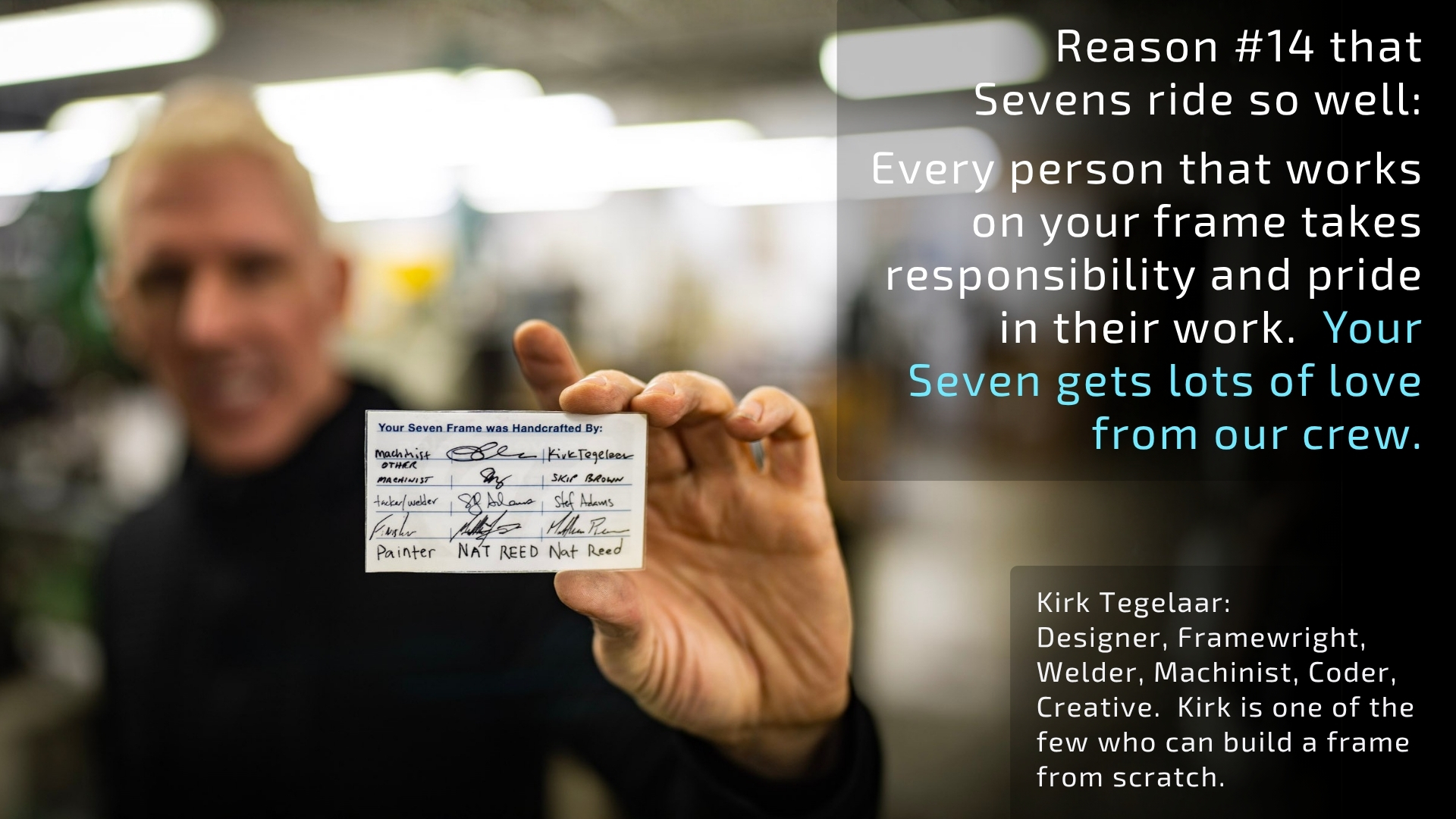 Kirk with frame card