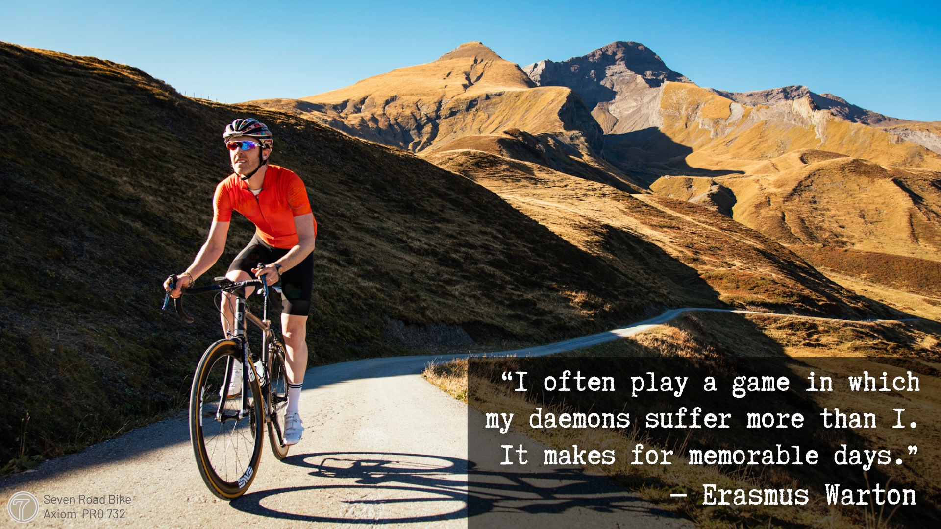 road riding in the mountains