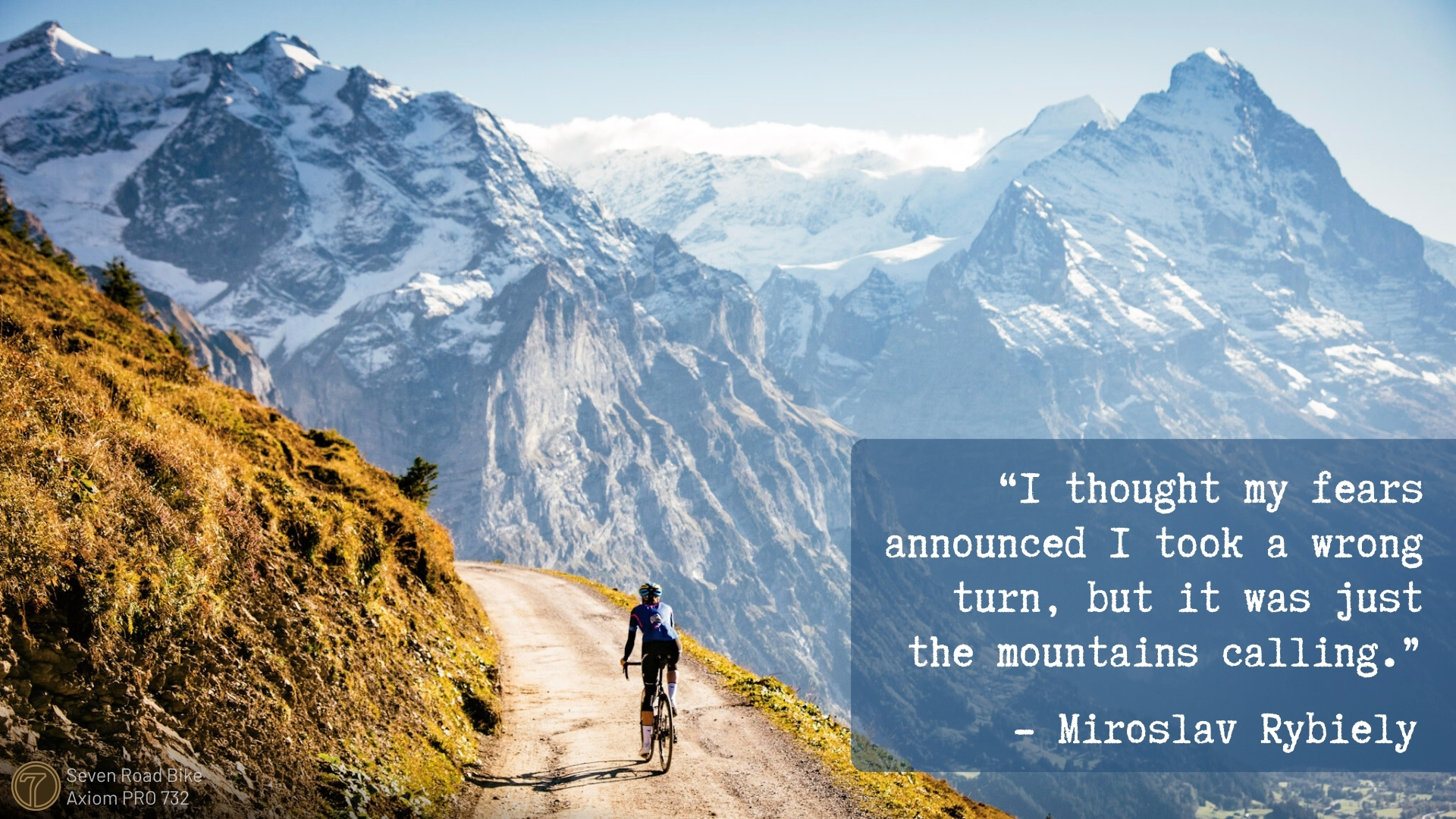 road riding in the mountains