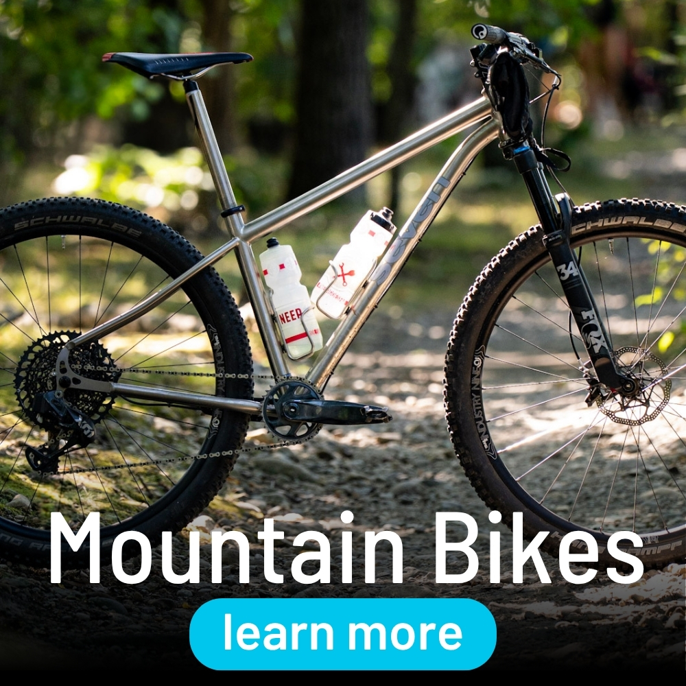 mountain bikes